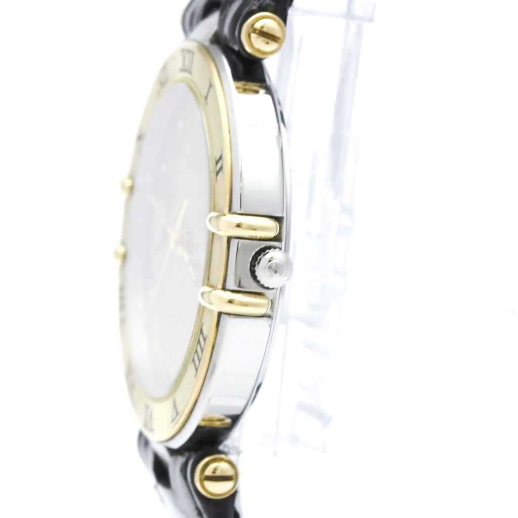 Pre-Owned OMEGA Constellation Day date 18K Gold Quartz Watch 196.1070 Polished
