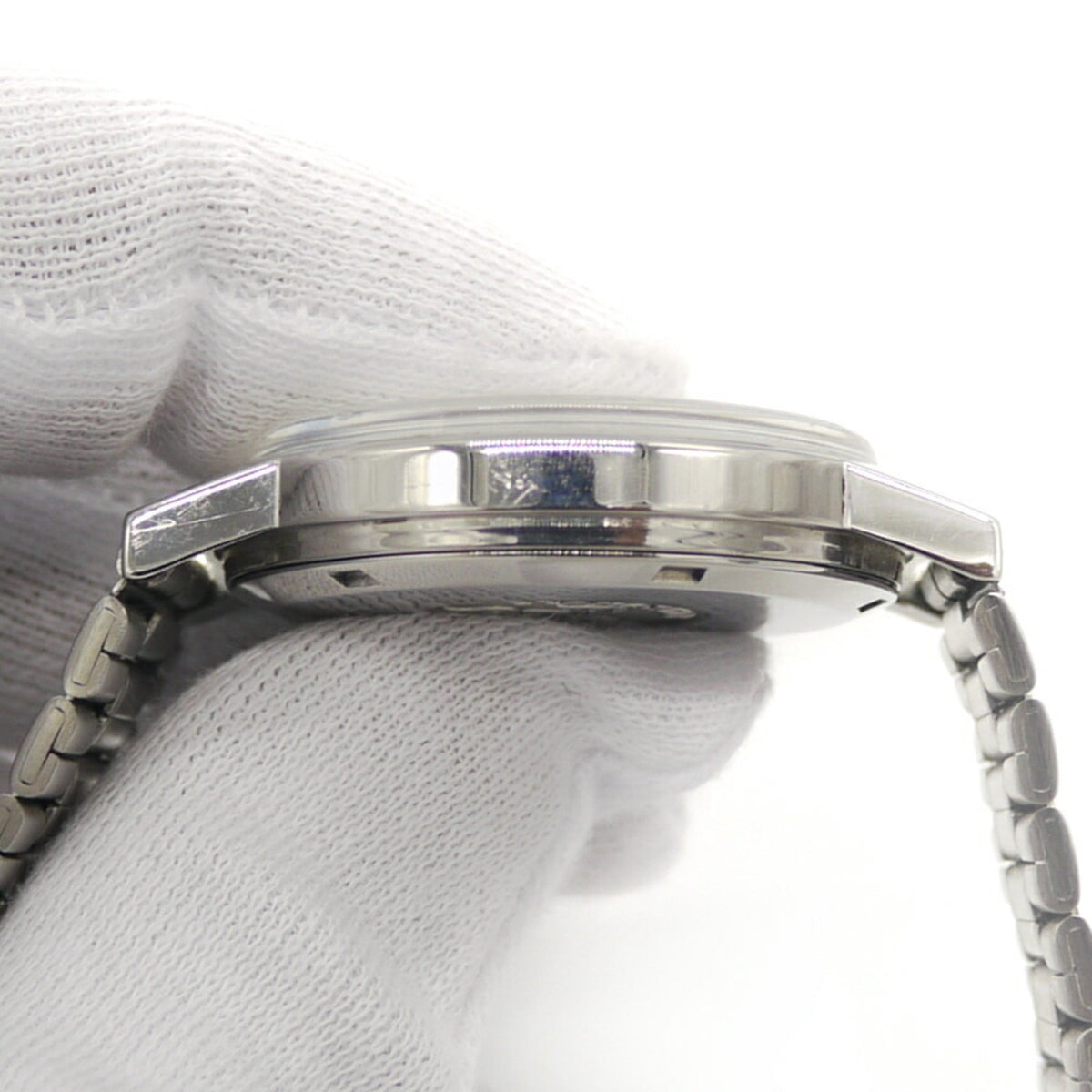 Pre-Owned OMEGA Seamaster manual winding watch silver dial (Fair)