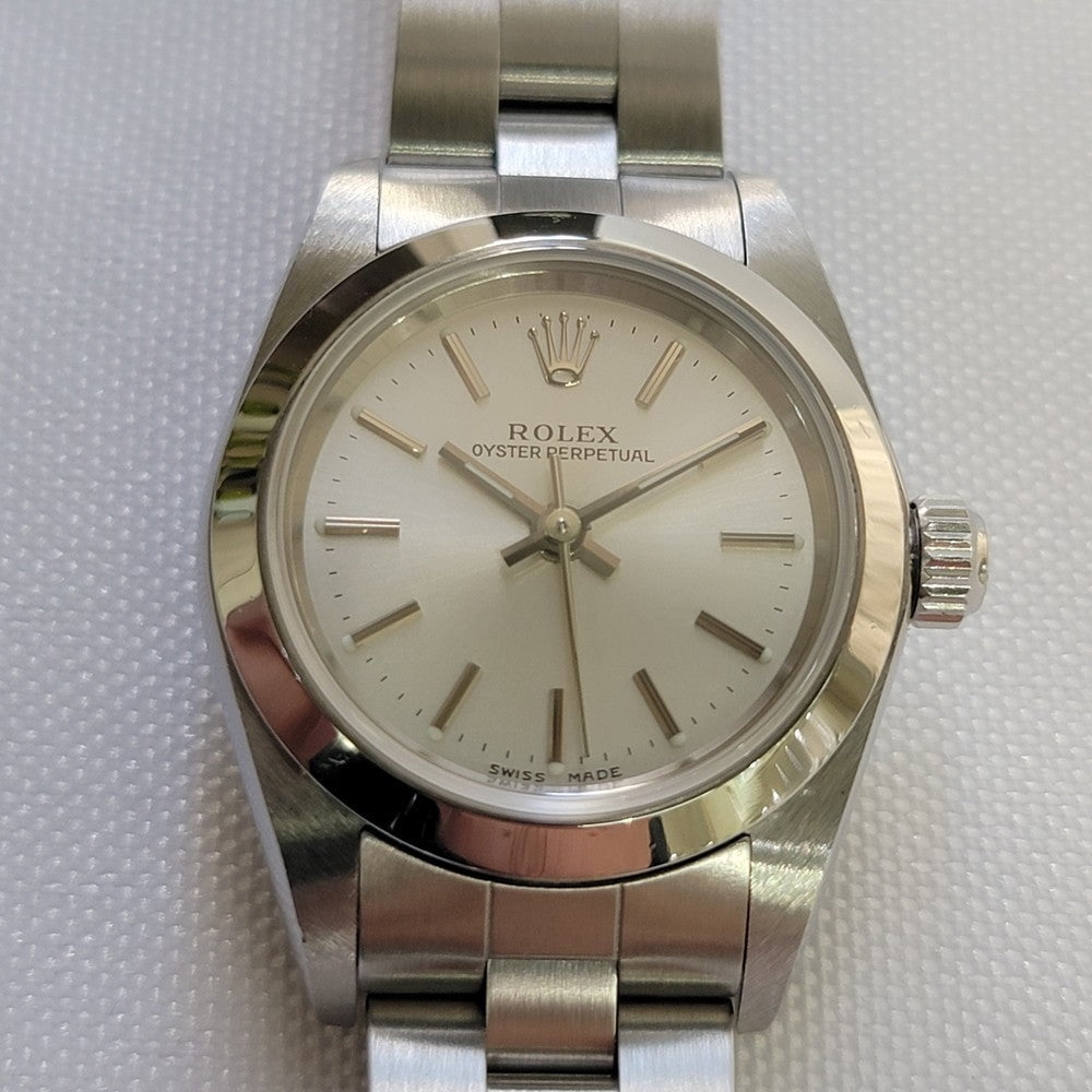 Pre-Owned Rolex Oyster perpetual Ref 76080 SS Ladies Automatic 26mm circa 2000s RA734