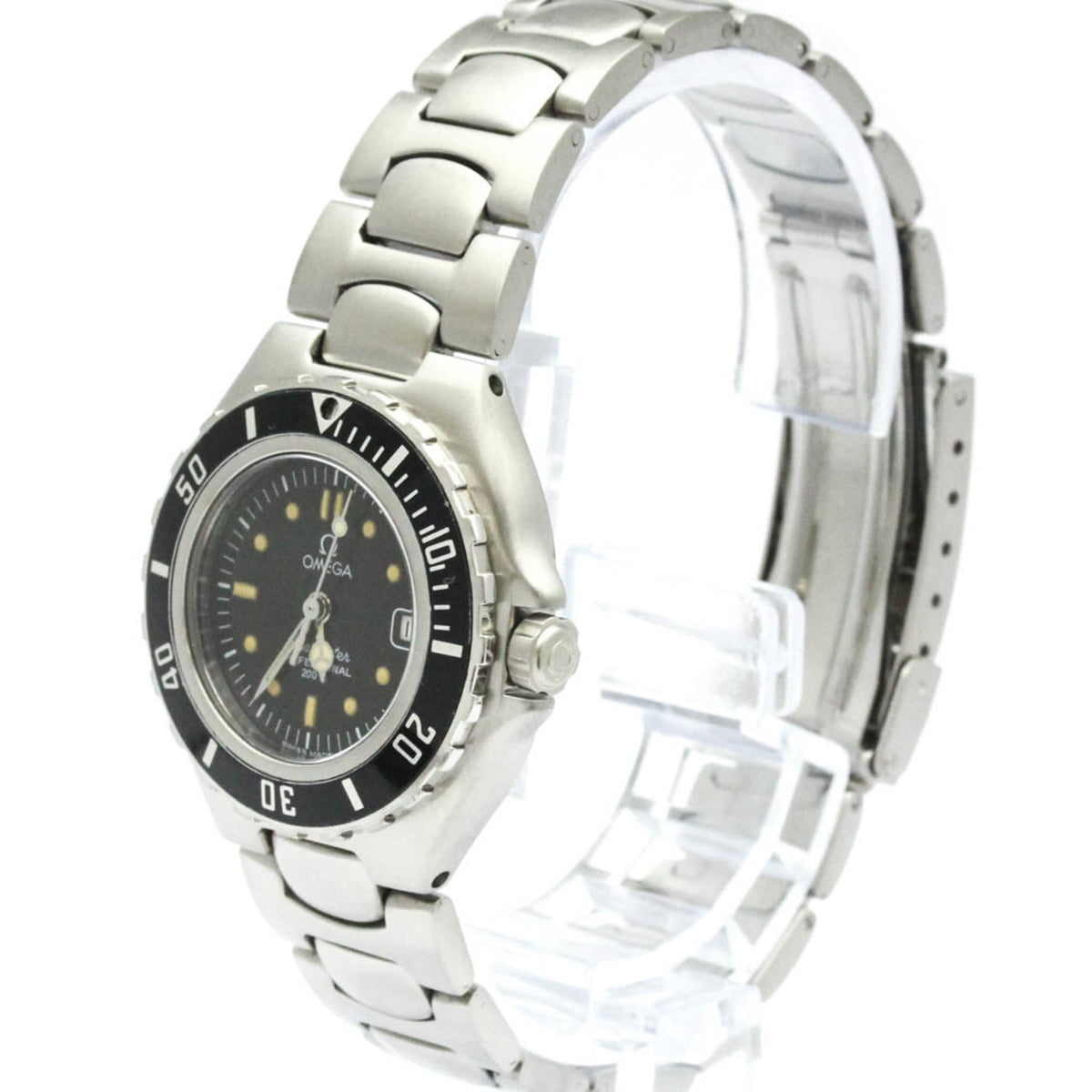 Pre-Owned OMEGA Seamaster Professional 200M Steel Quartz Ladies Watch Polished