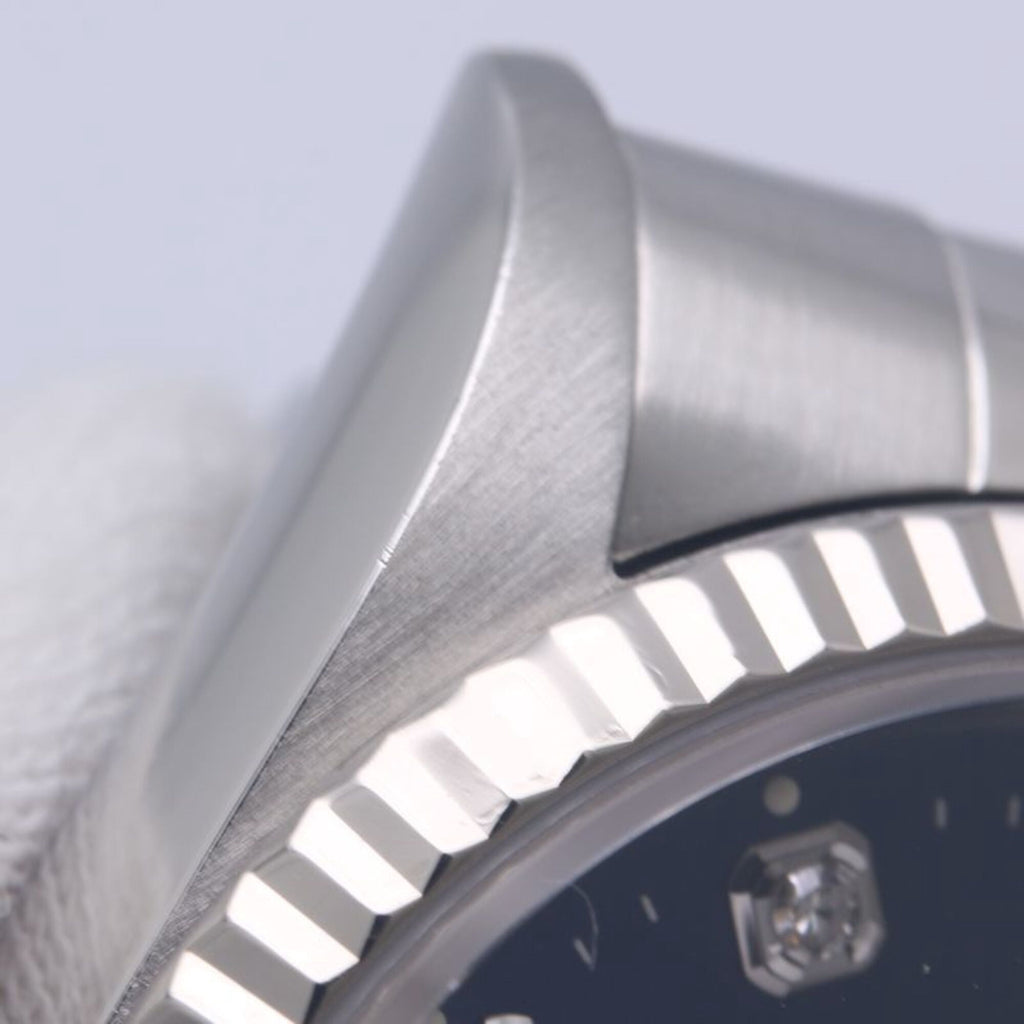 Pre-Owned ROLEX Datejust 10P Diamond 16234G Men's Watch 18K White Gold x Stainless Steel 40300