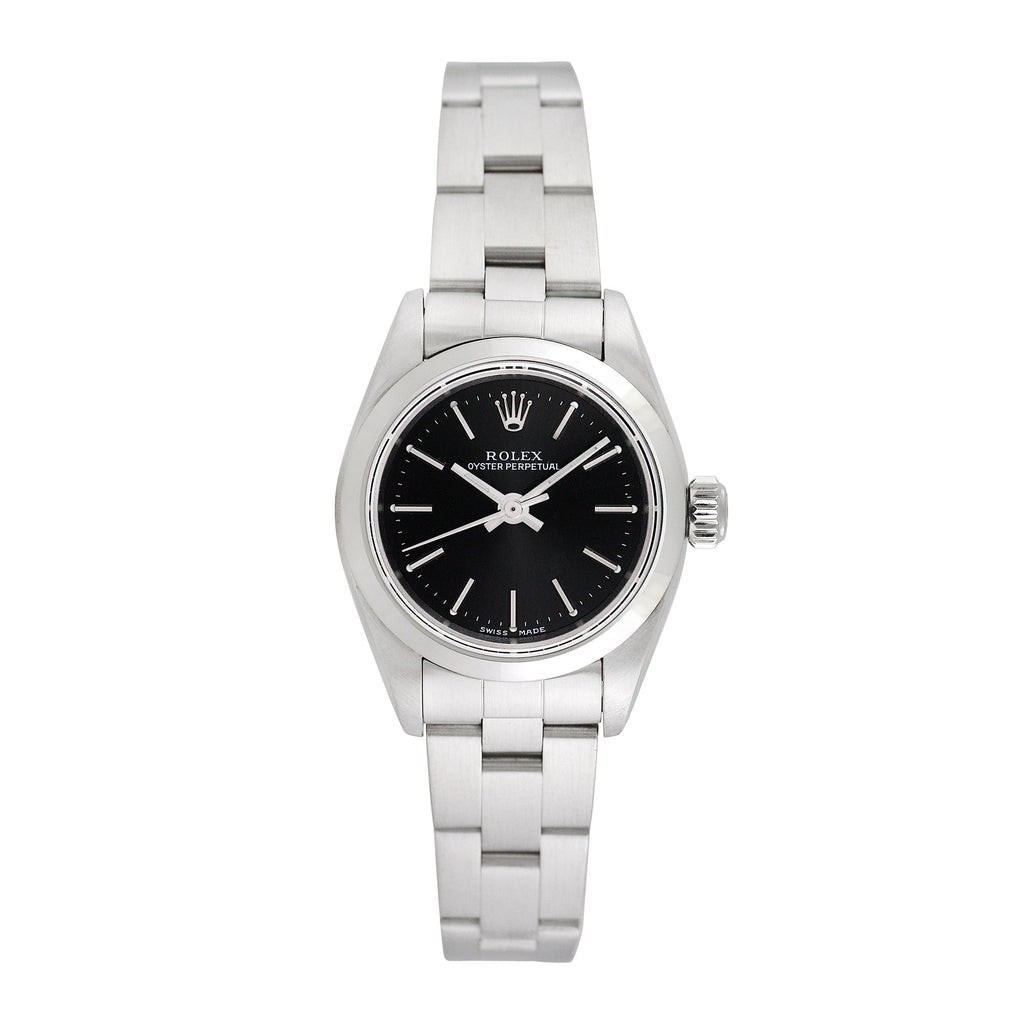 Pre-Owned Rolex Women's Oyster Perpetual 25mm Stainless Steel Oyster Wristwatch