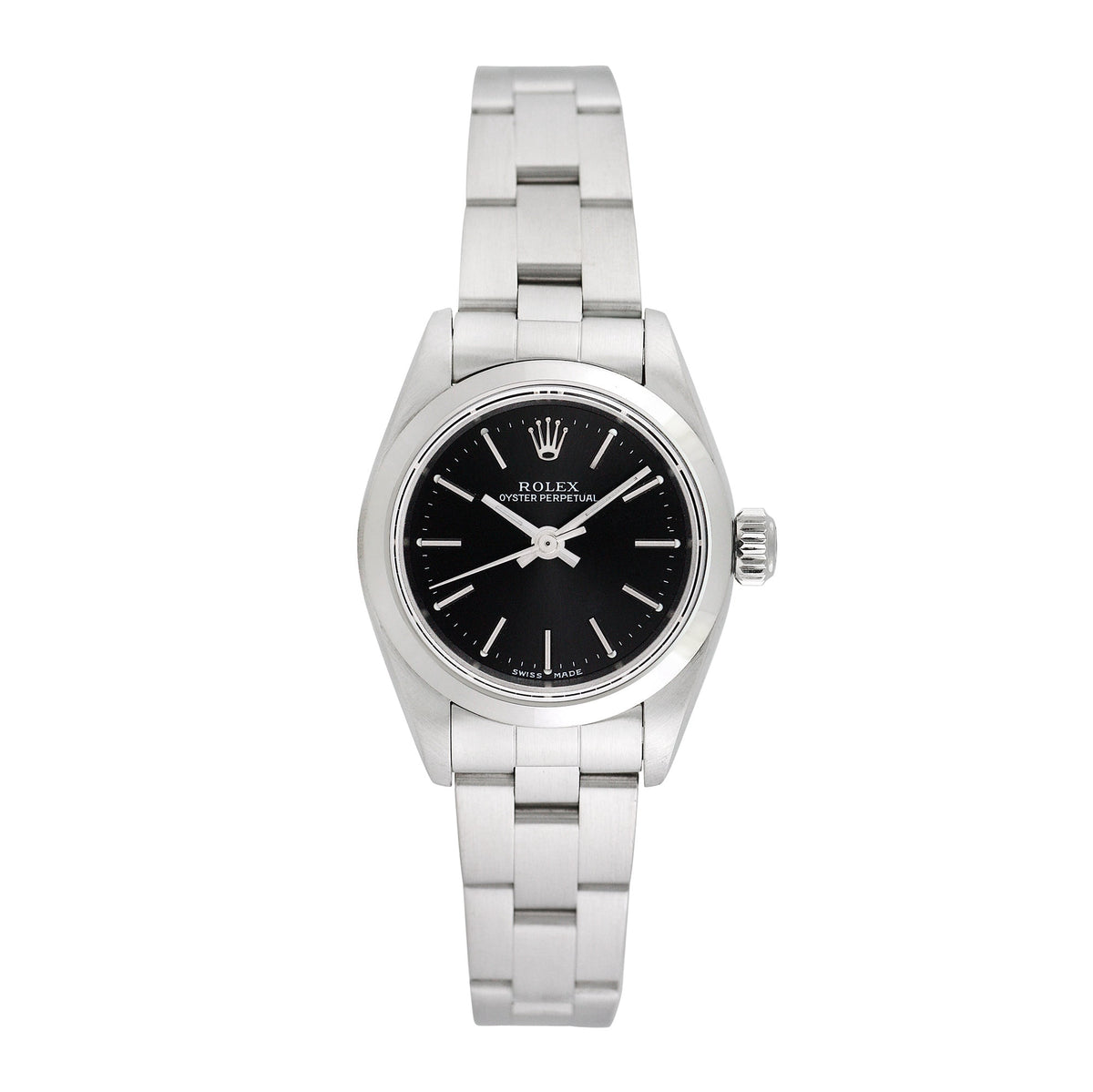 Pre-Owned Rolex Women's Oyster Perpetual 25mm Stainless Steel Oyster Wristwatch
