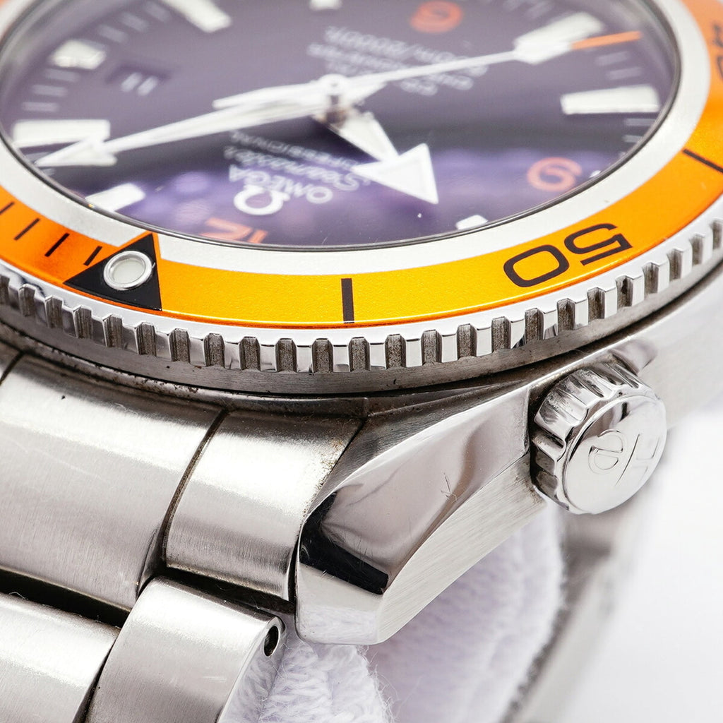 Pre-Owned Omega Seamaster Planet Ocean 2209.50 Black Dial Men's Watch