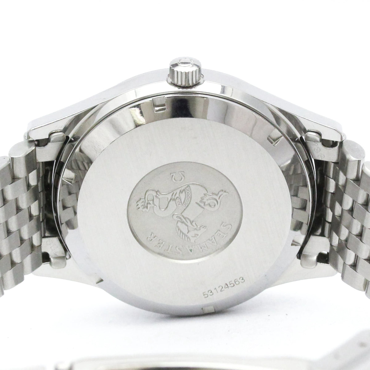 Pre-Owned Polished OMEGA Seamaster Day Date Cal 1020 Steel Mens Watch 166.0279 Vintage