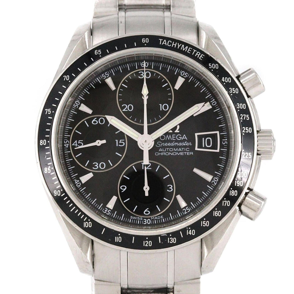Pre-Owned Omega Speedmaster Date 3210.50 Stainless Steel Automatic Watch