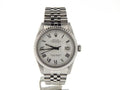 Pre-Owned Mens Rolex Stainless Steel Datejust White Roman 16030