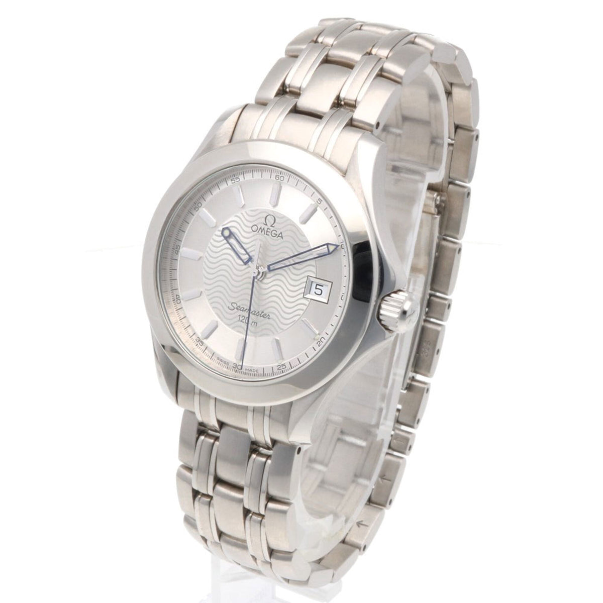 Pre-Owned Omega Seamaster Watch, Stainless Steel, Quartz, 25113100, 58051XXX, Men's, Used, 120M
