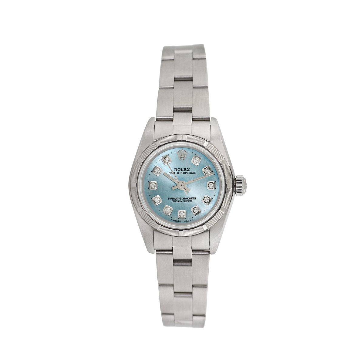 Pre-Owned Rolex Ladies Oyster Perpetual 25mm Stainless Steel Oyster Wristwatch