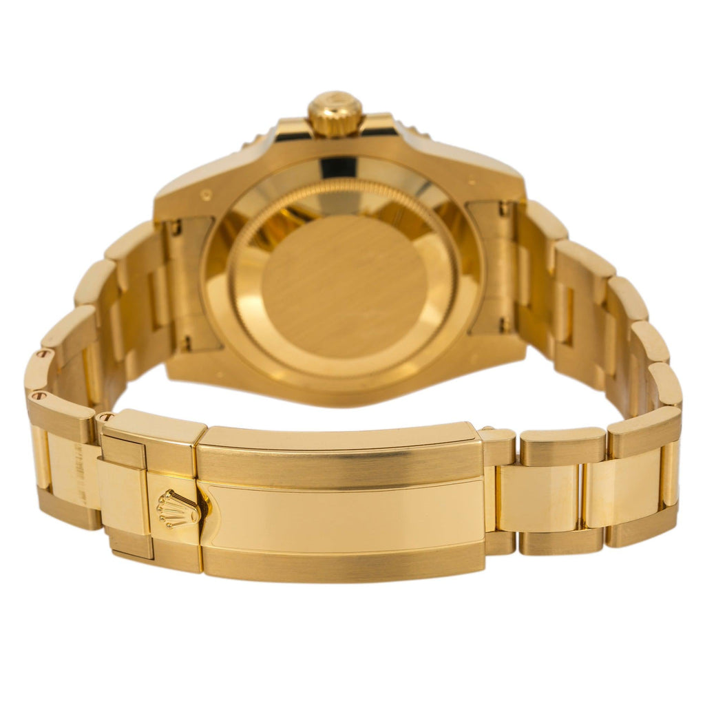 Pre-Owned Rolex Submariner Date 40MM 116618LN Black Dial Black Ceramic Bezel 18K Yellow Gold Oyster Bracelet
