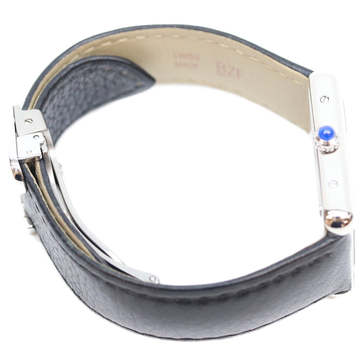 Pre-Owned Cartier WSTA0030 Tank Solo SM Quartz Watch with Silver Dial - Men's
