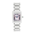 Pre-Owned Cartier Women's Tank Francaise 160th Anniversary Limited Edition 25mm X 20mm Stainless Steel Wristwatch