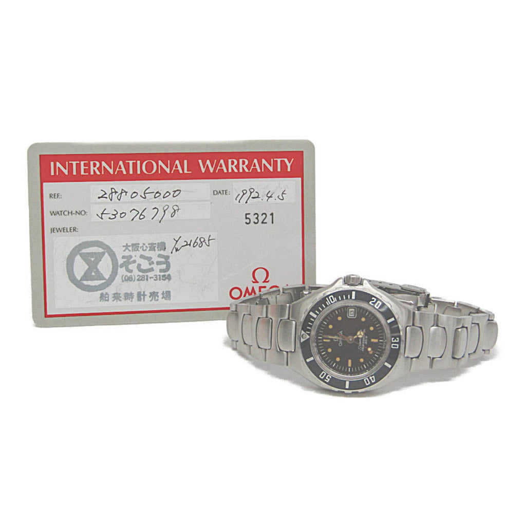 Pre-Owned OMEGA Seamaster Professional 200M Steel Quartz Ladies Watch Polished