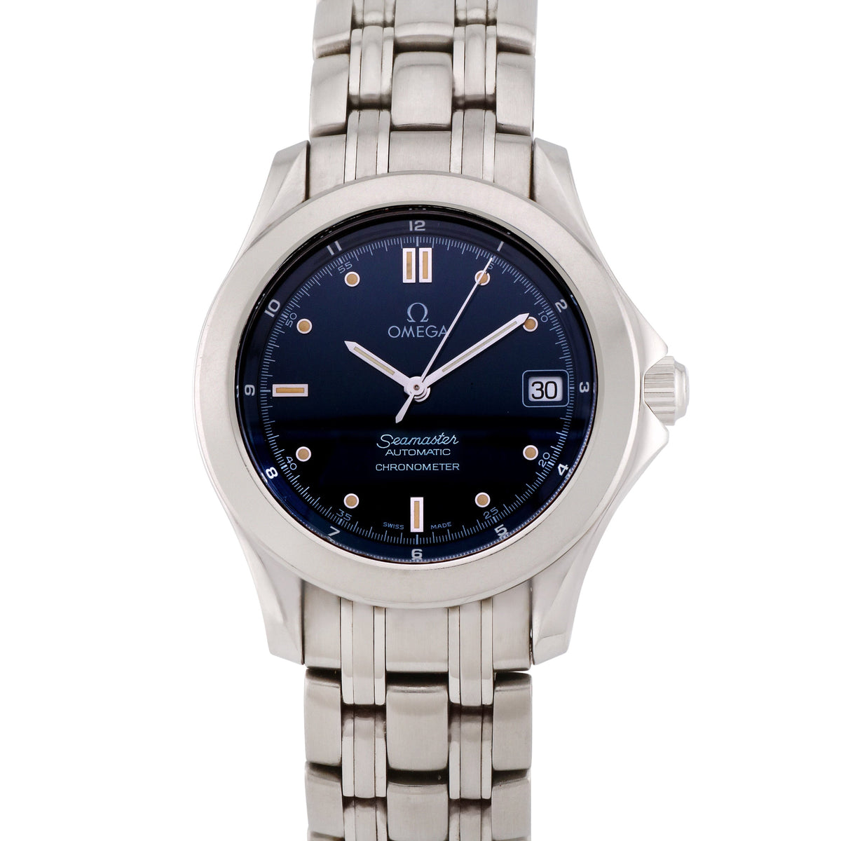 Pre-Owned Omega Men's Seamaster 36.25mm Stainless Steel Wristwatch