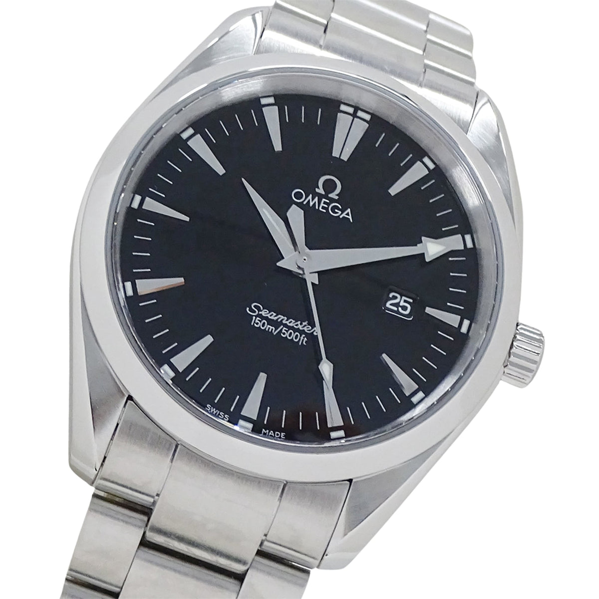 Pre-Owned Omega Seamaster Aqua Terra 2517.50 Men's Watch, Brand Name, Date, Quartz, Stainless...
